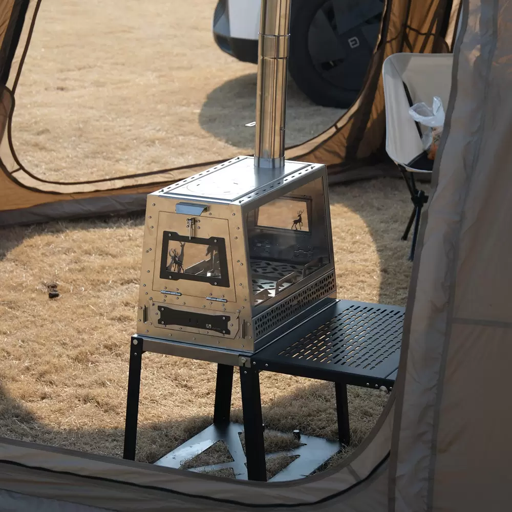 ハニカムトーテム屋外薪ストーブ