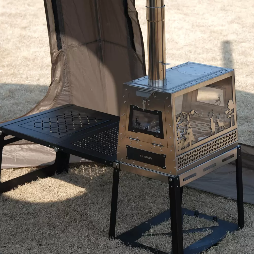 ハニカムトーテム屋外薪ストーブ