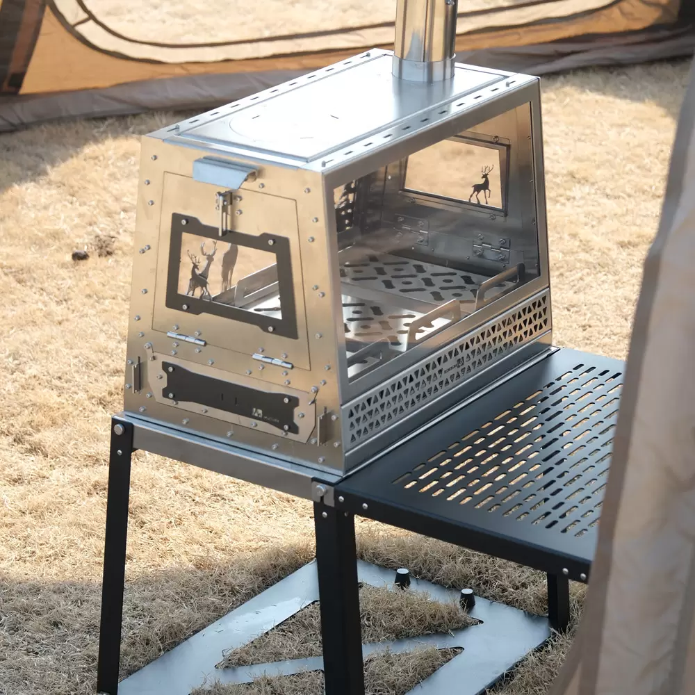 ハニカムトーテム屋外薪ストーブ