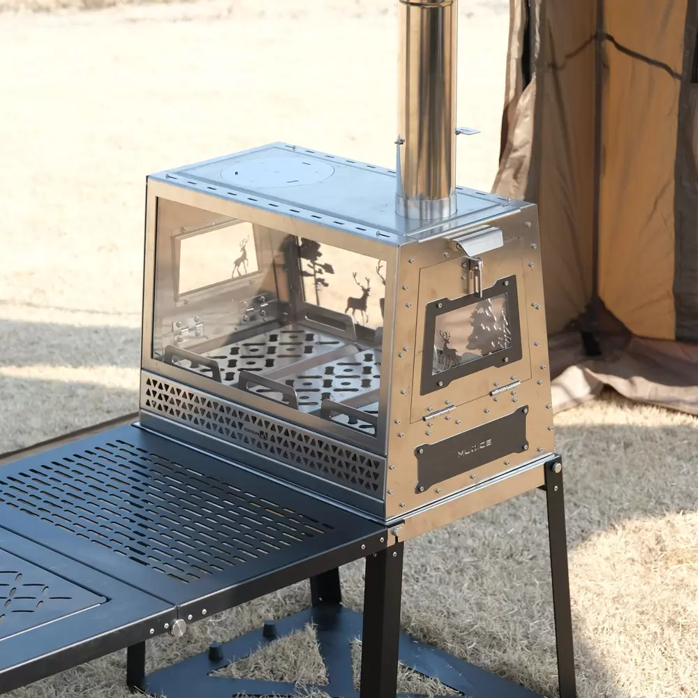ハニカムトーテム屋外薪ストーブ