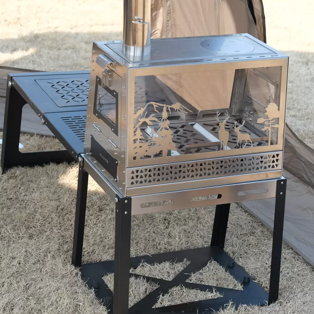 ハニカムトーテム屋外薪ストーブ