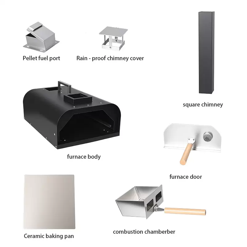 屋外ポータブル鋳鉄ピザオーブン