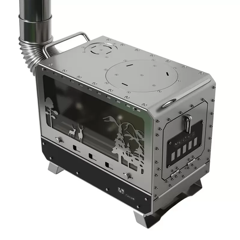 ポータブルキャンプ用薪ストーブ