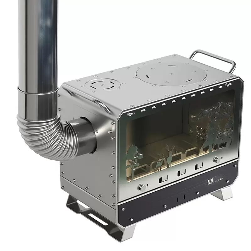 ポータブルキャンプ用薪ストーブ