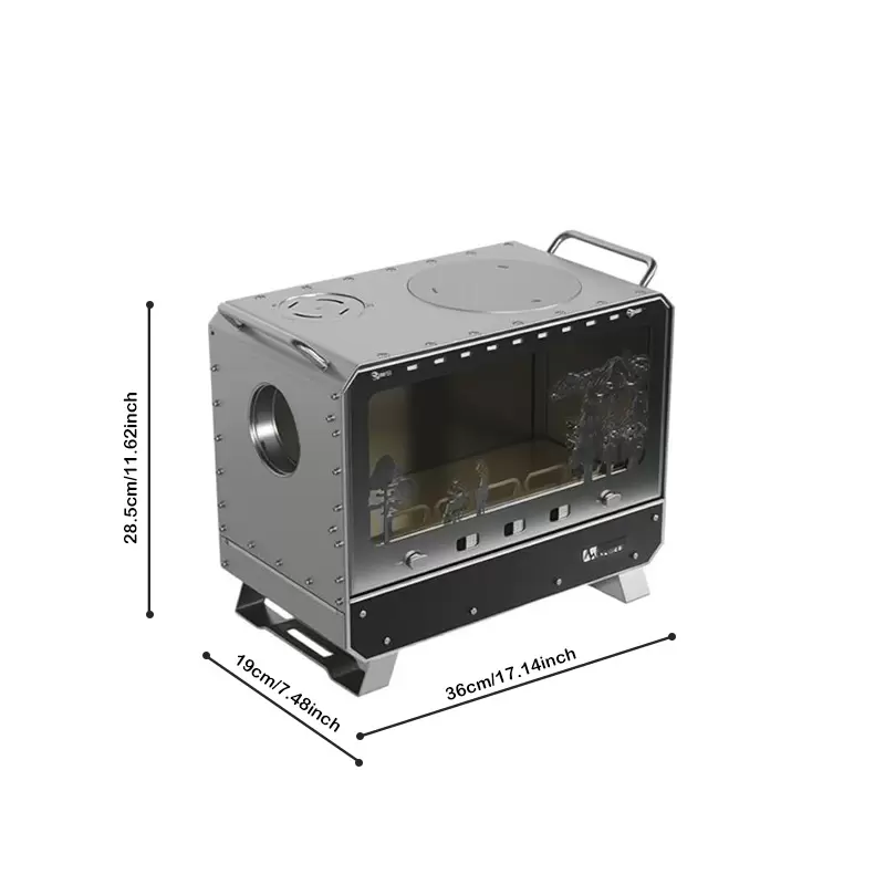 ポータブルキャンプ用薪ストーブ