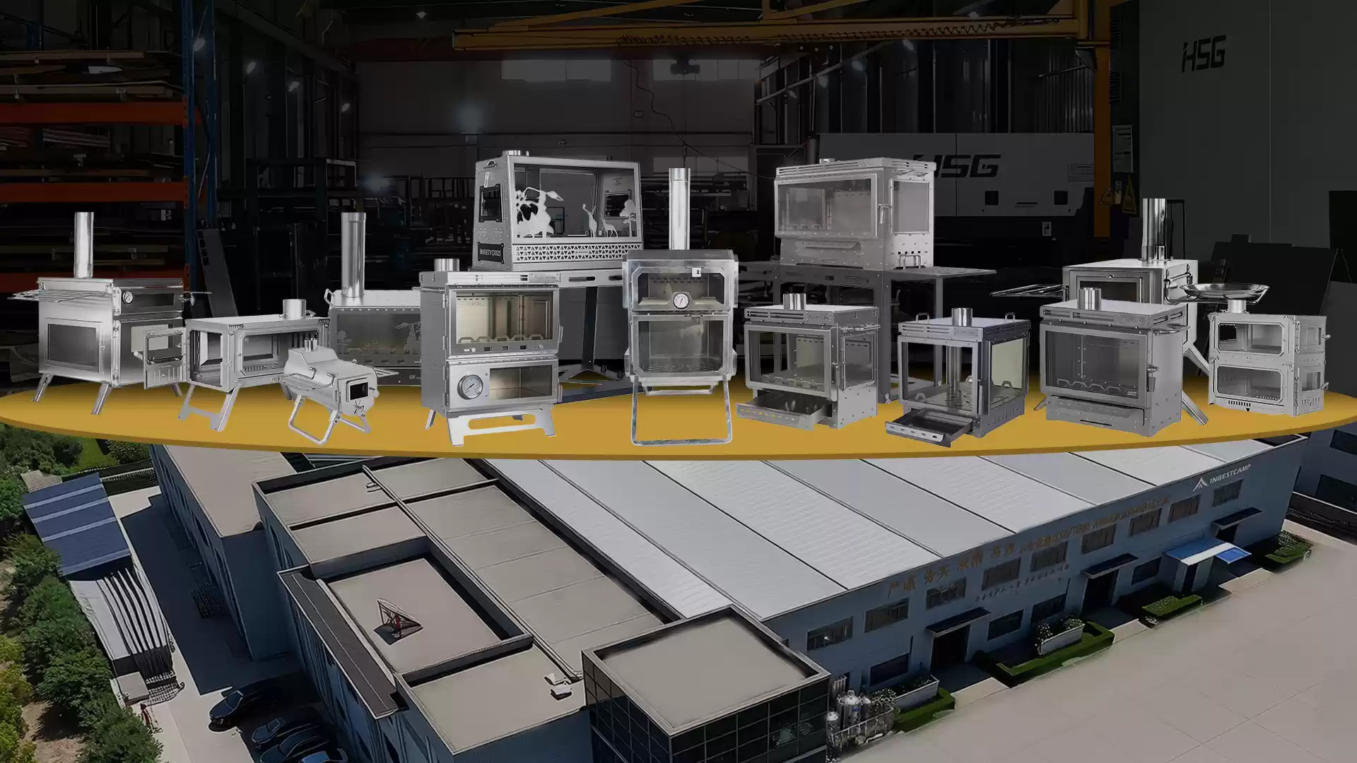 アウトドアキャンプや暖房用の薪ストーブメーカー