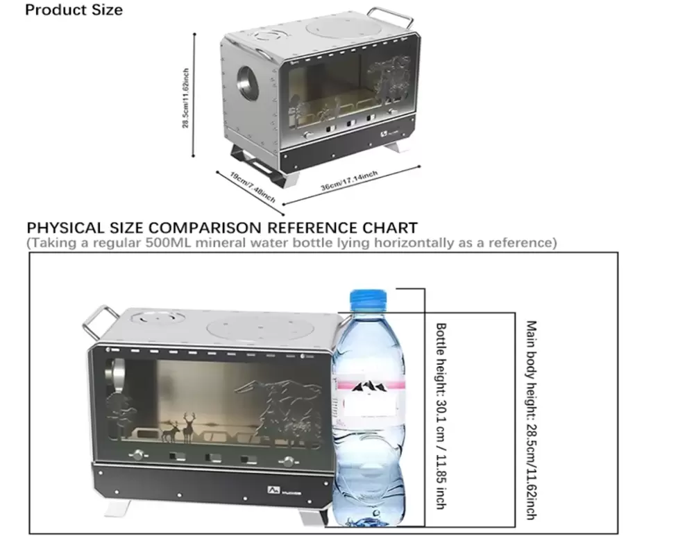キャンプ用薪ストーブ 詳細製品仕様 キャンプ用薪ストーブ 詳細製品仕様