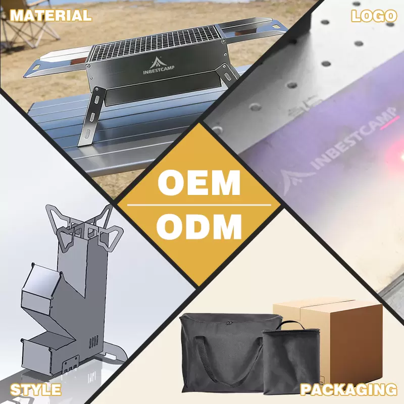 代理店向けの工場直接ポータブル薪ストーブ OEM ODM